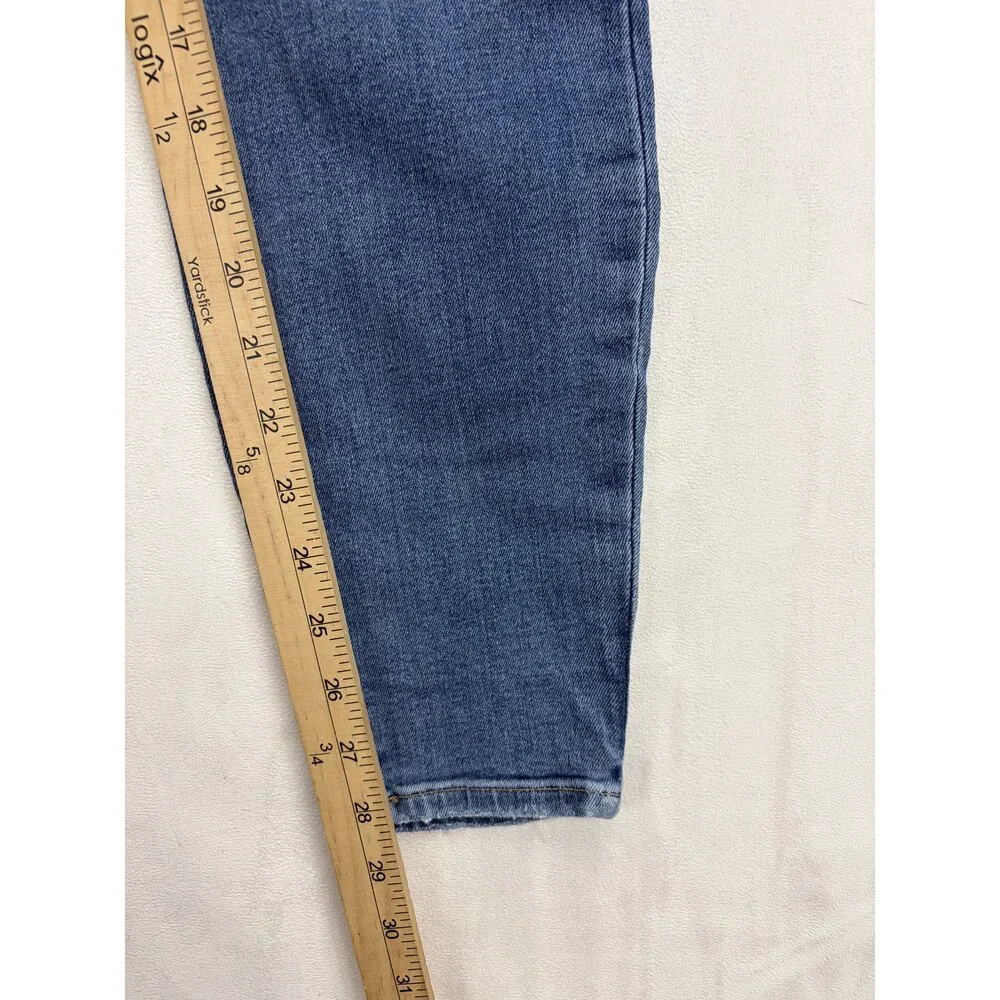Good American High-Rise Tapered Jeans Size 30 Medium‎ Wash